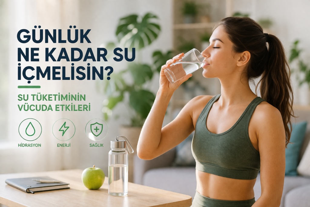 Günlük su tüketimi ve faydaları
